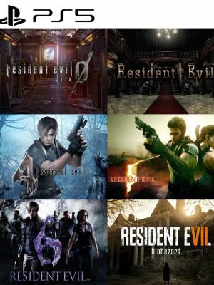 6 JUEGOS EN 1 MEGA PACK RESIDENT PS5